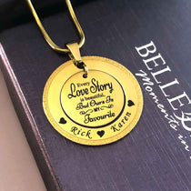 Sparkling Love Story Necklace - Mothers Jewellery by Belle Fever