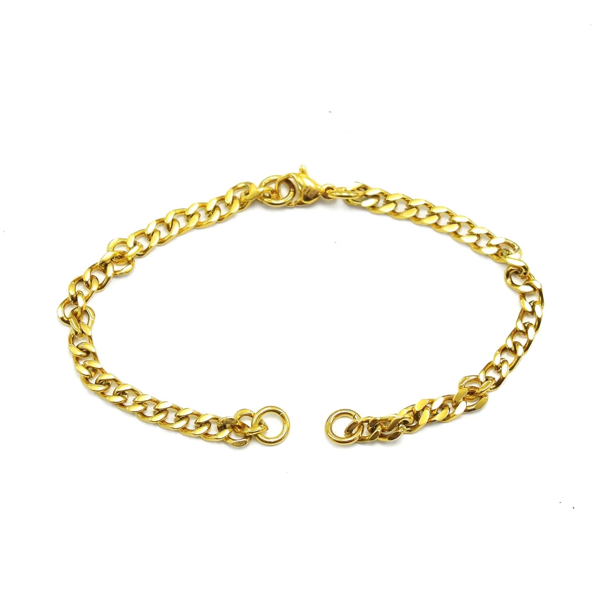 Split Curb Chain for Name Bracelet - Chains by Belle Fever