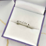 Stackable Personalised Classic Ring - Rings by Belle Fever