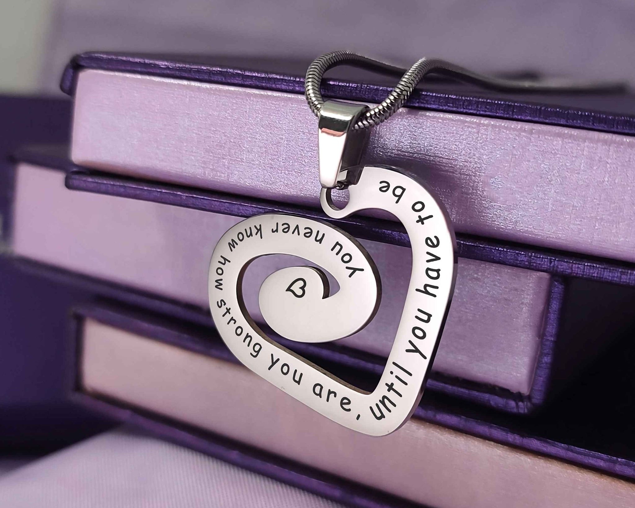 Swirls of My Heart Necklace - Mothers Jewellery by Belle Fever