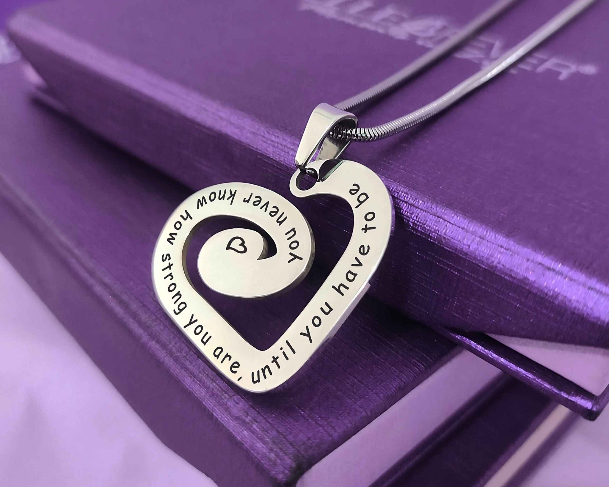 Swirls of My Heart Necklace - Mothers Jewellery by Belle Fever