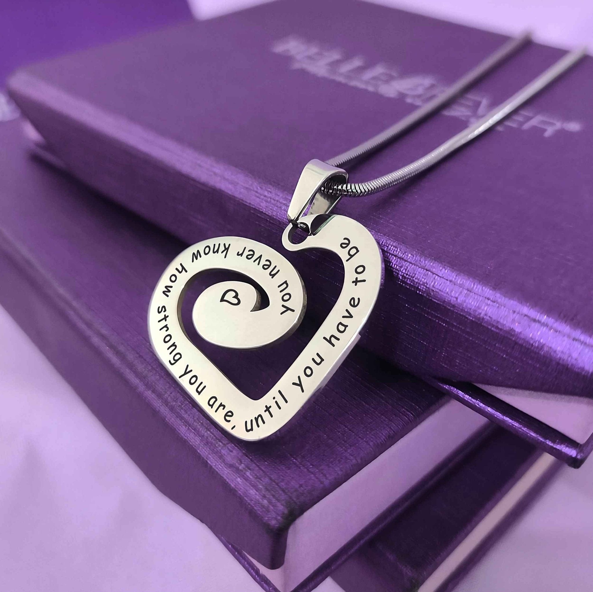 Swirls of My Heart Necklace - Mothers Jewellery by Belle Fever