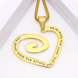 Swirls of My Heart Necklace - Mothers Jewellery by Belle Fever