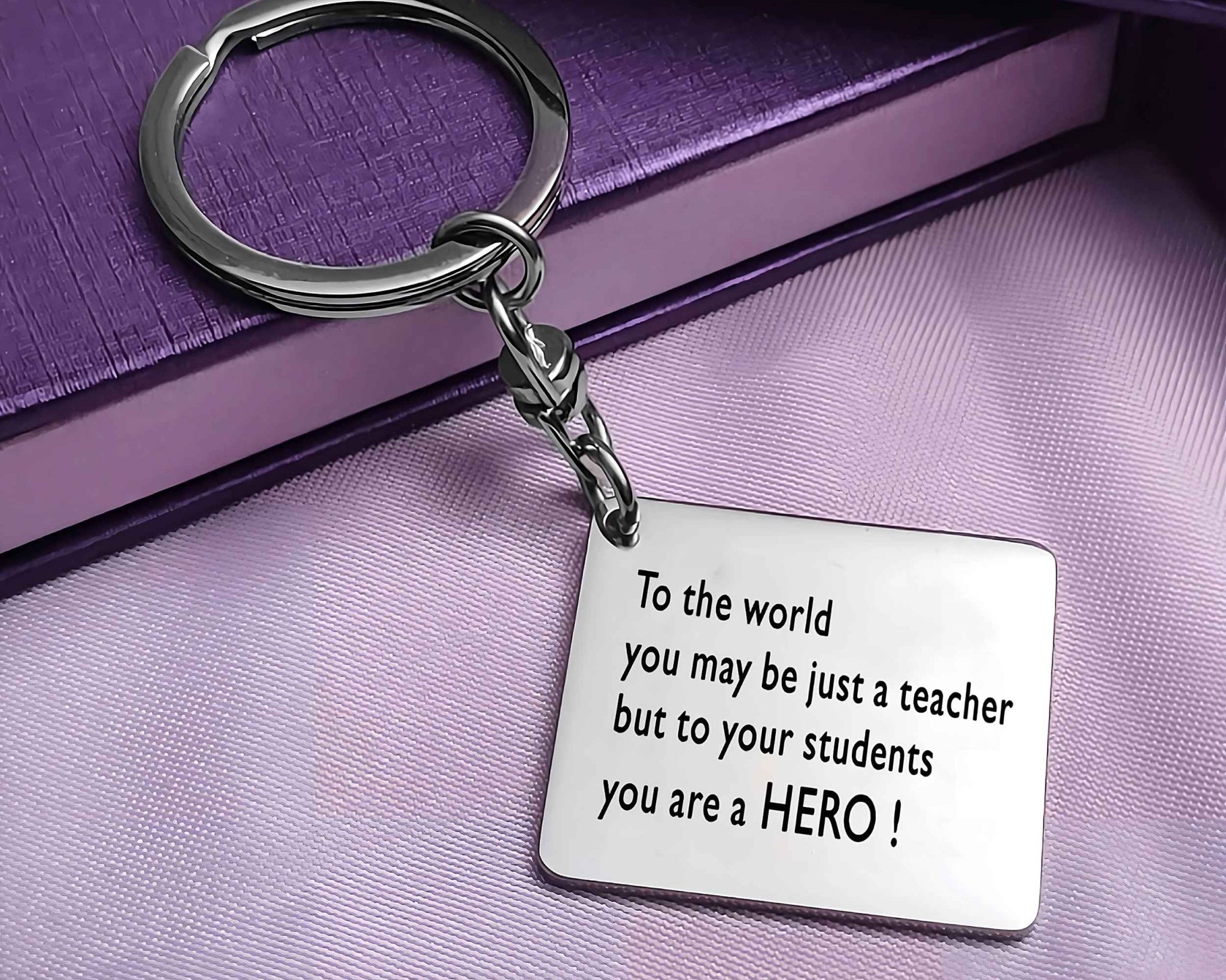 Teacher Hero Keyring - Keyrings by Belle Fever