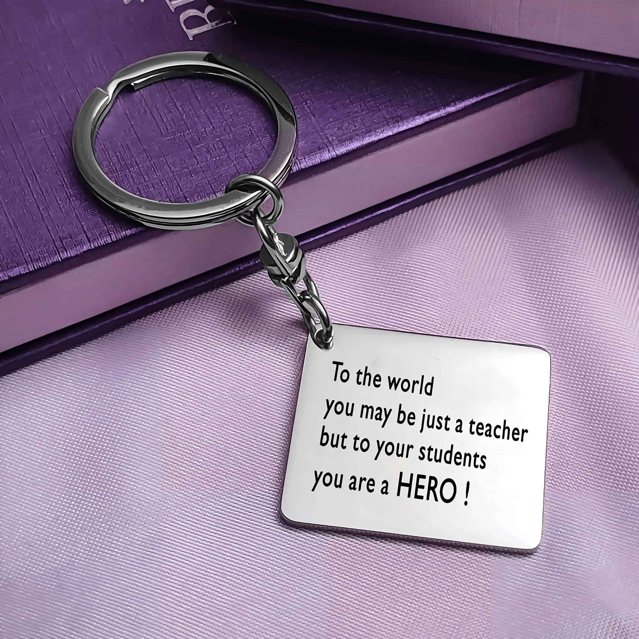 Teacher Hero Keyring - Keyrings by Belle Fever