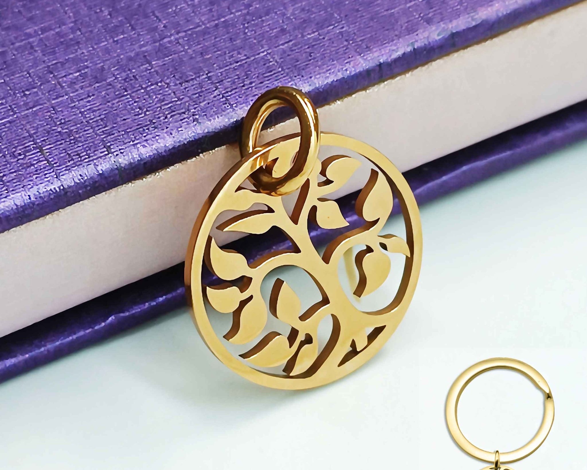 Tree Charm for Keyrings - Keyrings by Belle Fever