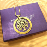 Tree of My Life Washer | Personalised Necklace - Family Tree Necklaces by Belle Fever
