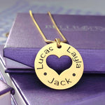 Triple Love Necklace - Mothers Jewellery by Belle Fever