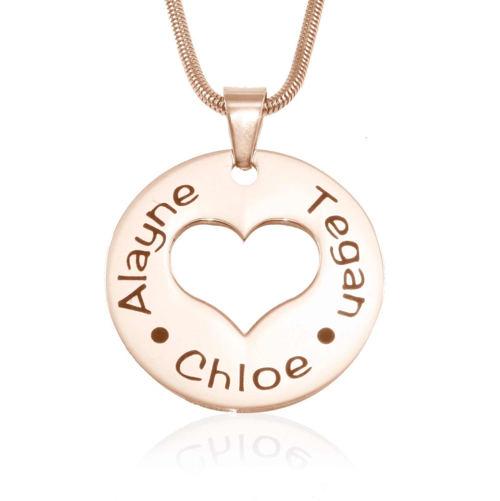 Triple Love Necklace - Mothers Jewellery by Belle Fever