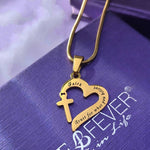 Trust in Him Necklace - Memorial & Cremation Jewellery by Belle Fever
