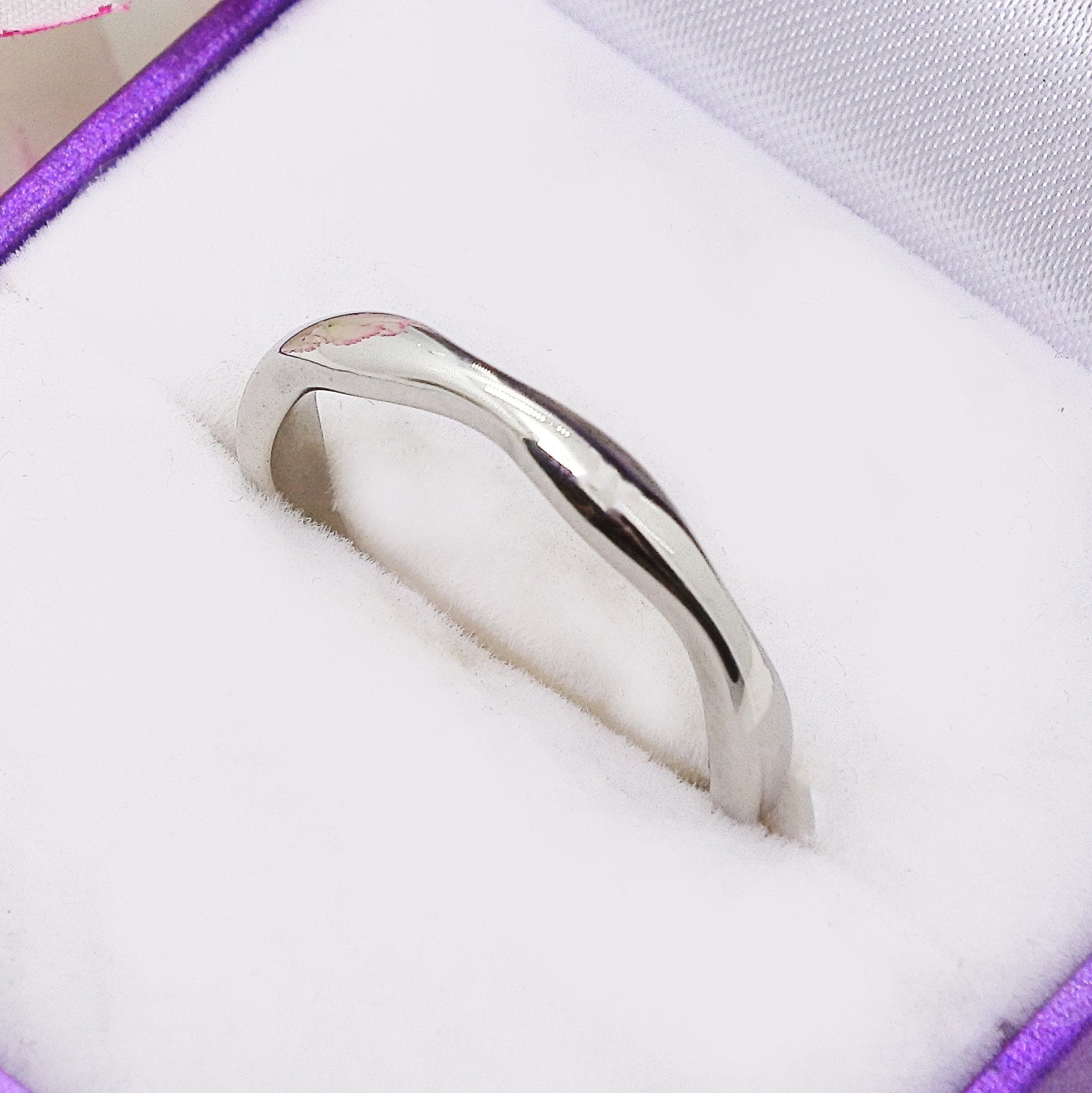 Wave Band Ring - Rings by Belle Fever
