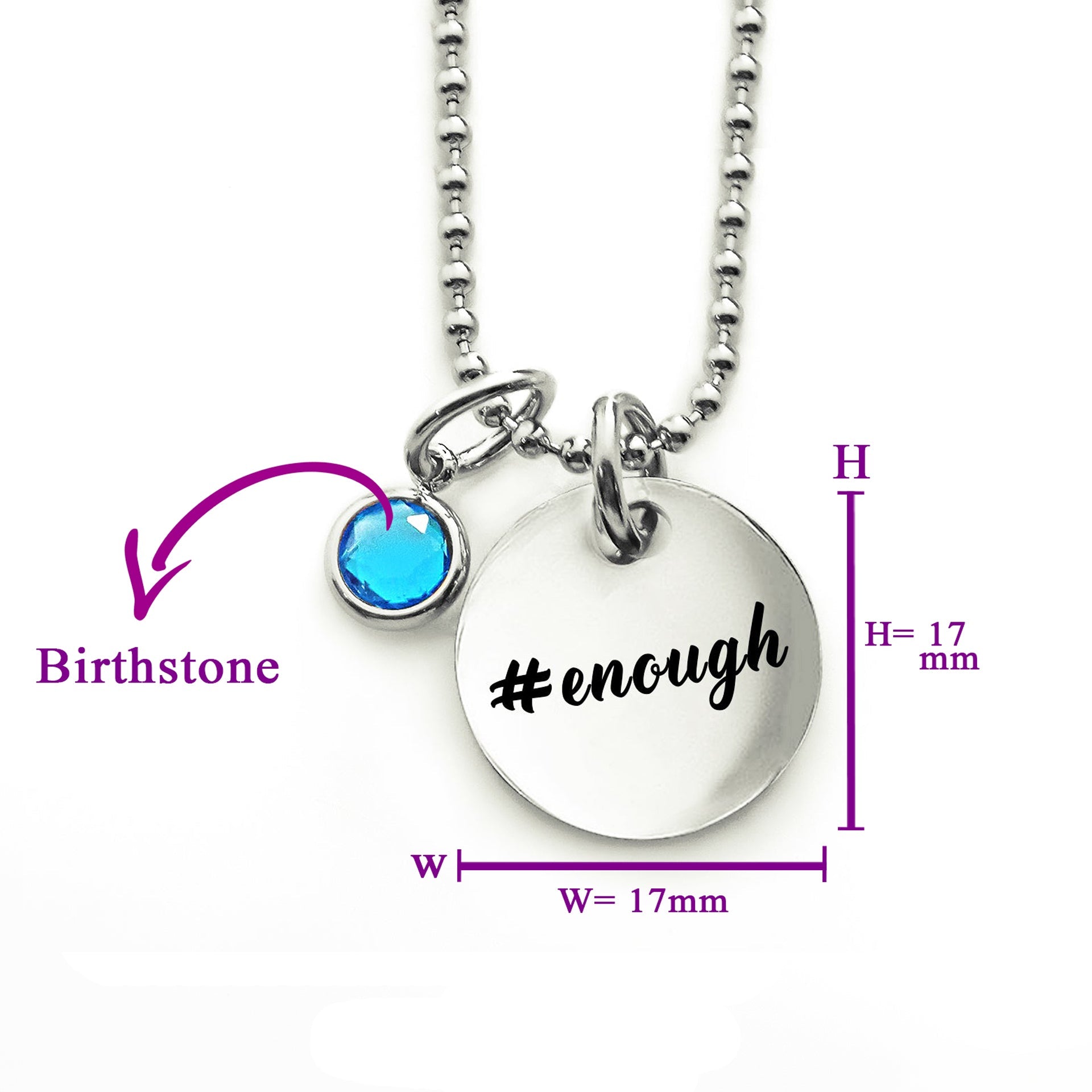You are #Enough Necklace - ARTI by Belle Fever